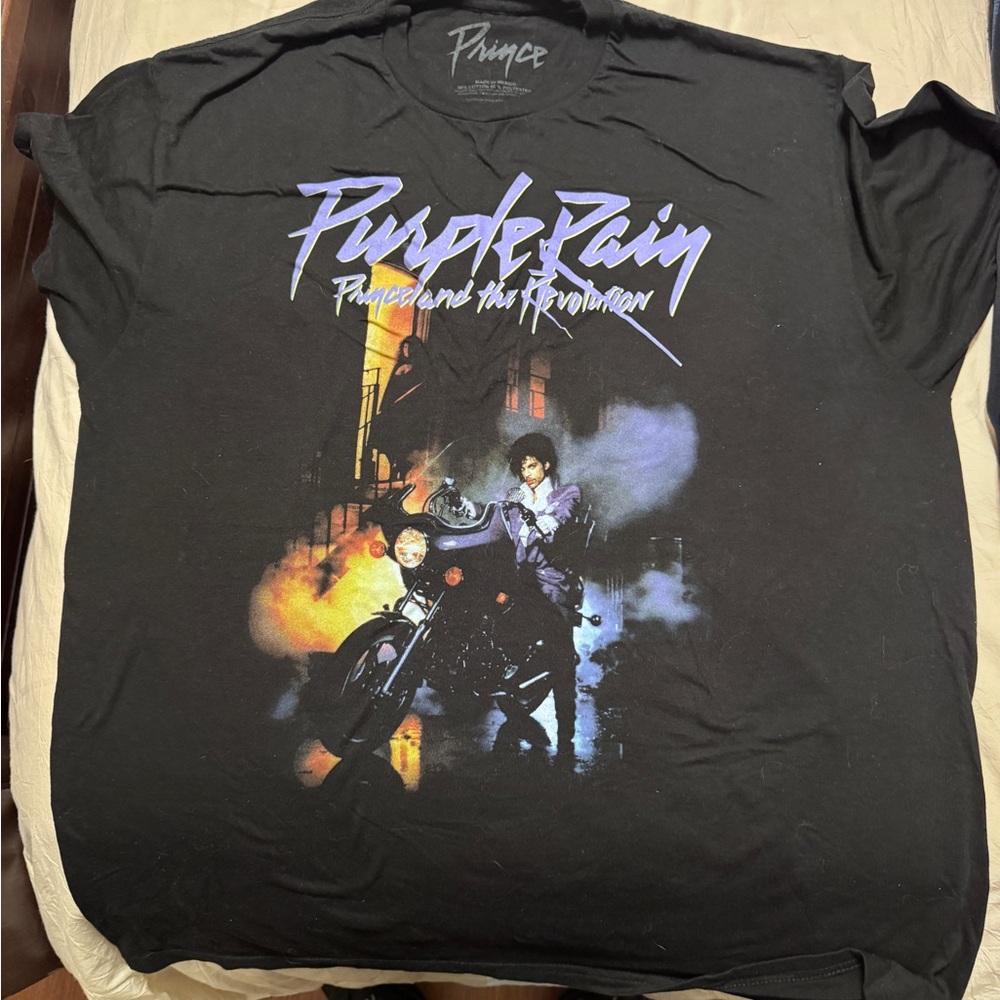 Prince Purple and Black Graphic Tee